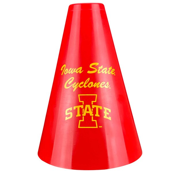 I-State Cardinal and Gold Plastic Megaphone 7-Inch
